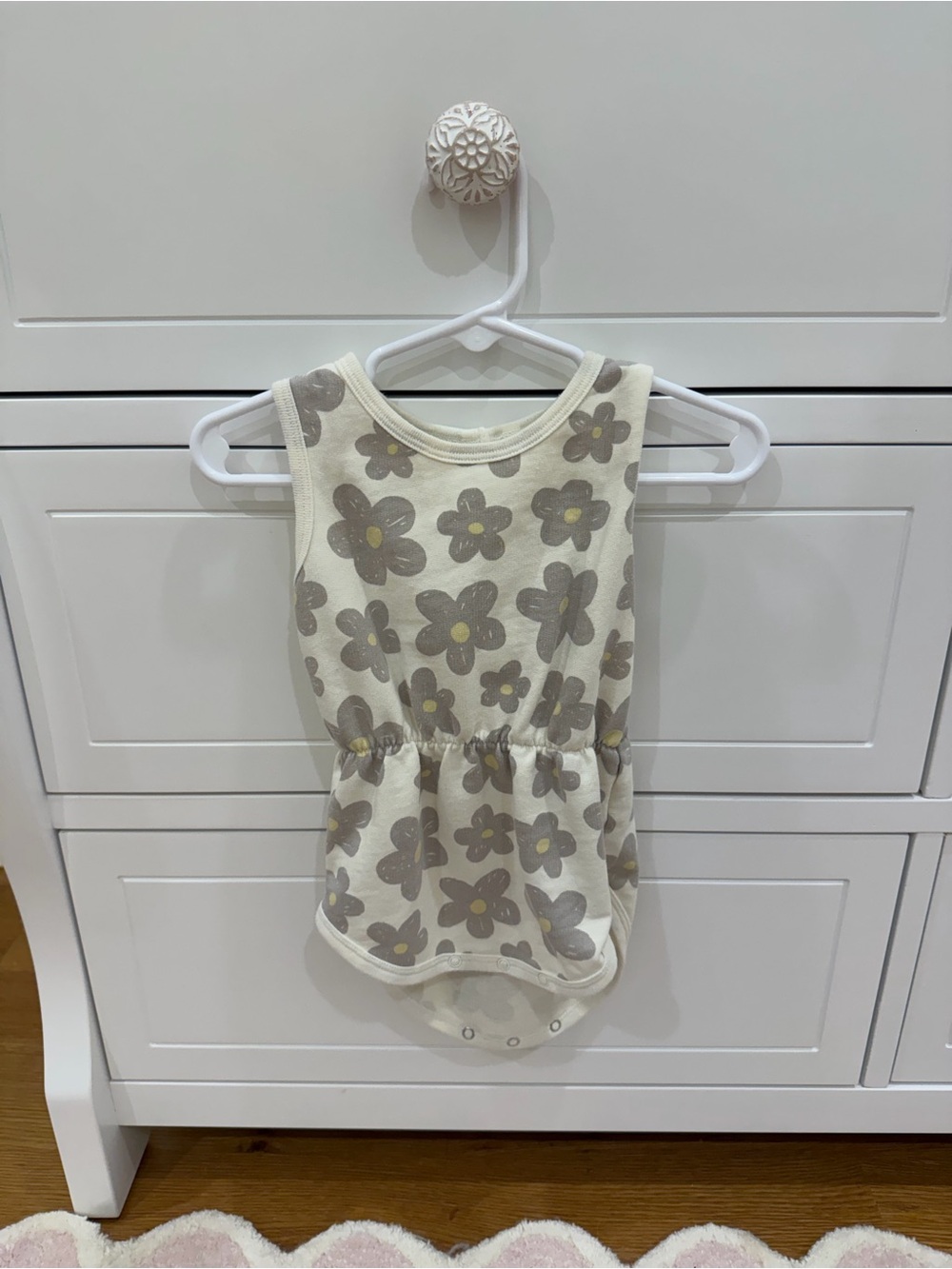 Rylee + Cru Cream Floral One-Piece